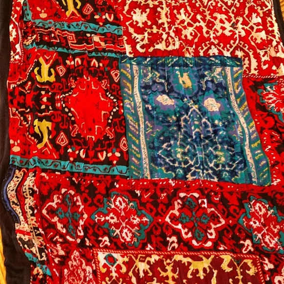 Infinity 2 Sided Silky & Jersey Knit Scarf - Picture 6 of 6